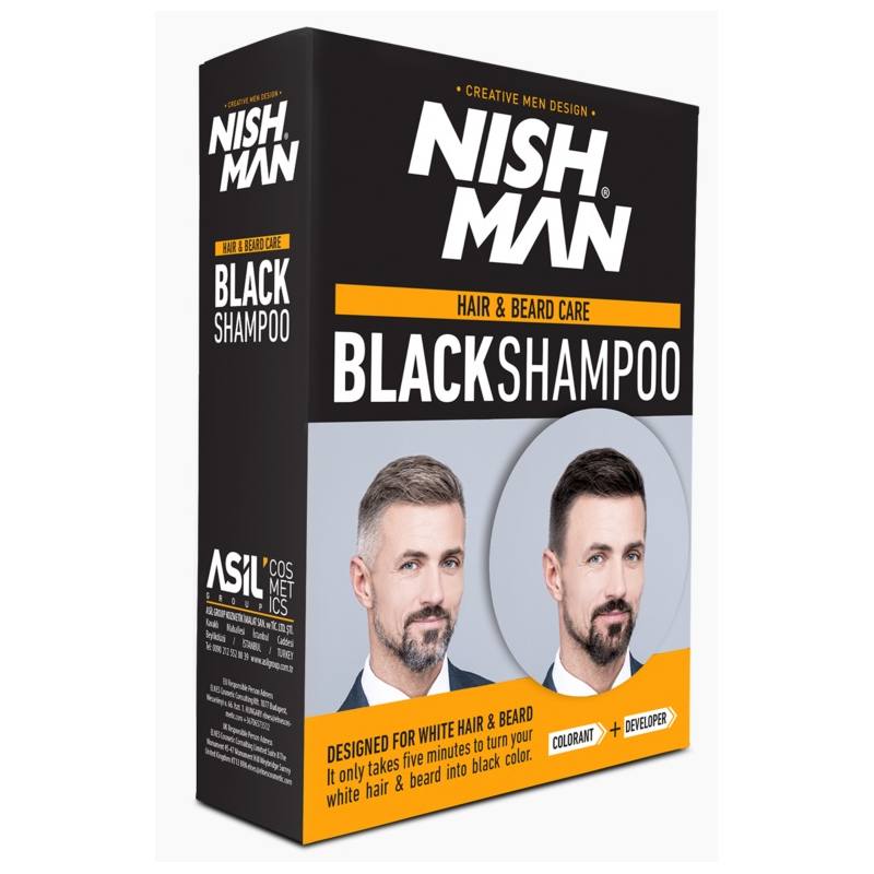 NISHMAN Black Shampoo 200ml 200ml